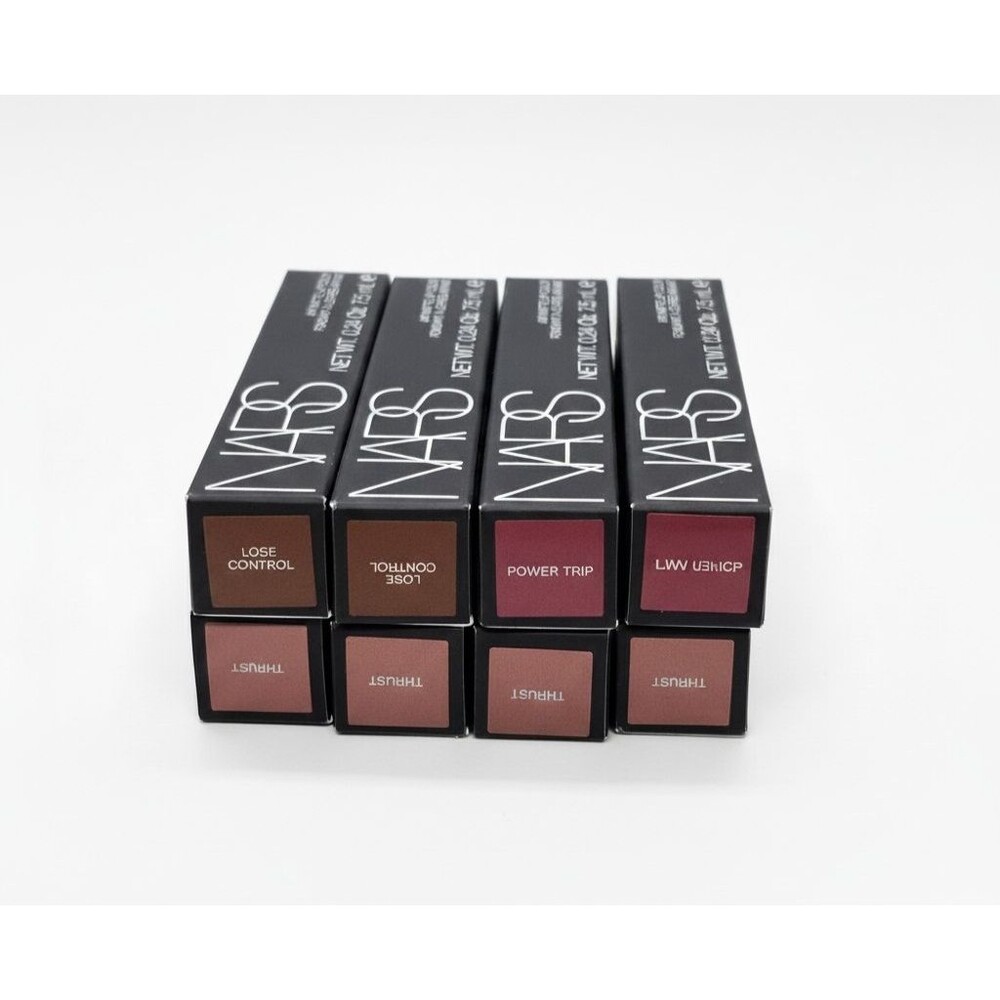 8x NARS Air Matte Lip Color Liquid Lipstick - NIB - Thrust, Power Trip, Lose Con